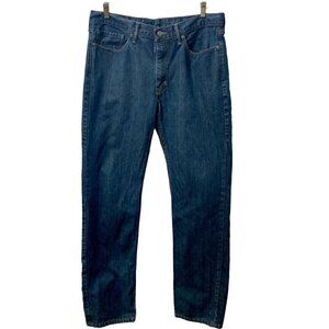 LEVI'S 514 Mens Jeans 36/ 31.5 Inseam Straight Leg Medium Wash Denim